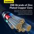 Baseus Unbreakable Series 100W PD Fast Charging Data Cable Type-C to Type-C 1M - White